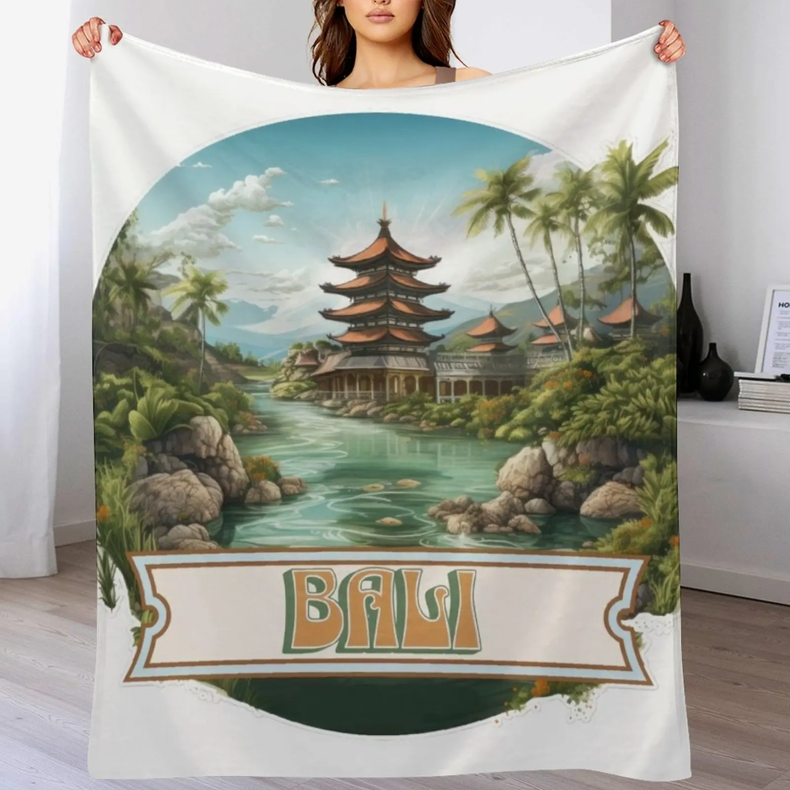 3D Printing Bali - Manta Decorativa de Bali, Indonesia, Manta