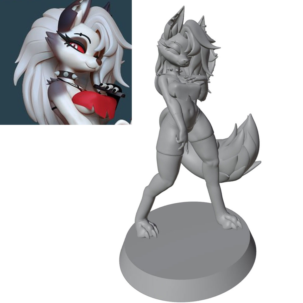 3D Printing Ultem - Estatua de personaje de Anime, miniatura