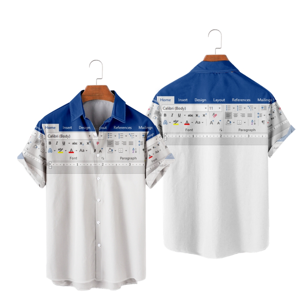 3D Printing Design Software - Camisa informal 3D para Hombre, diseño