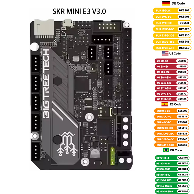 Ender 3 Upgrade Kit - BIGTREETECH placa base SKR MINI E3