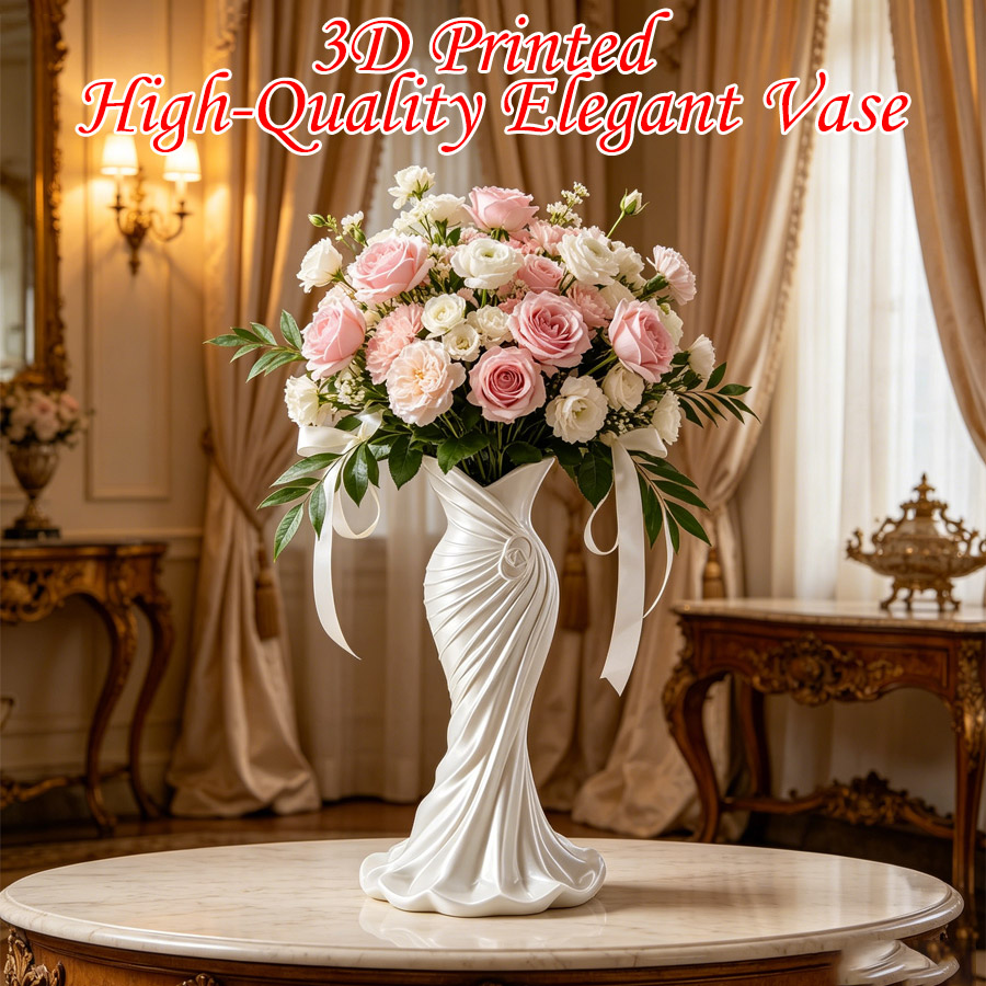 3D Printing Vase - Elegante Florero Impreso en 3D con