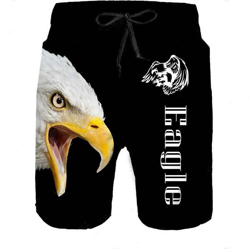 3D Printing Eagle - Pantalones cortos con estampado 3D de