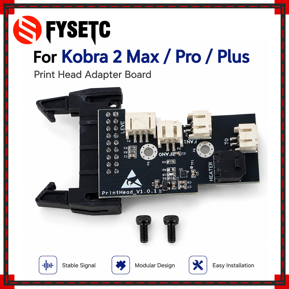 3D Printing Design Software - Placa adaptadora de cabezal de impresión