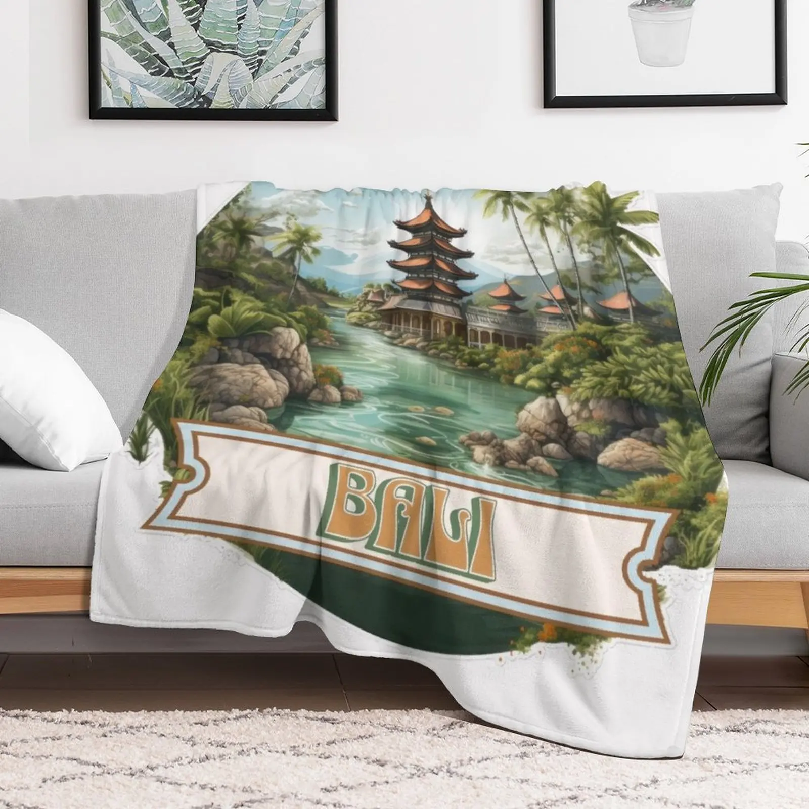 Manta Decorativa de Bali, Indo - 3D Printing Bali reseña y precio
