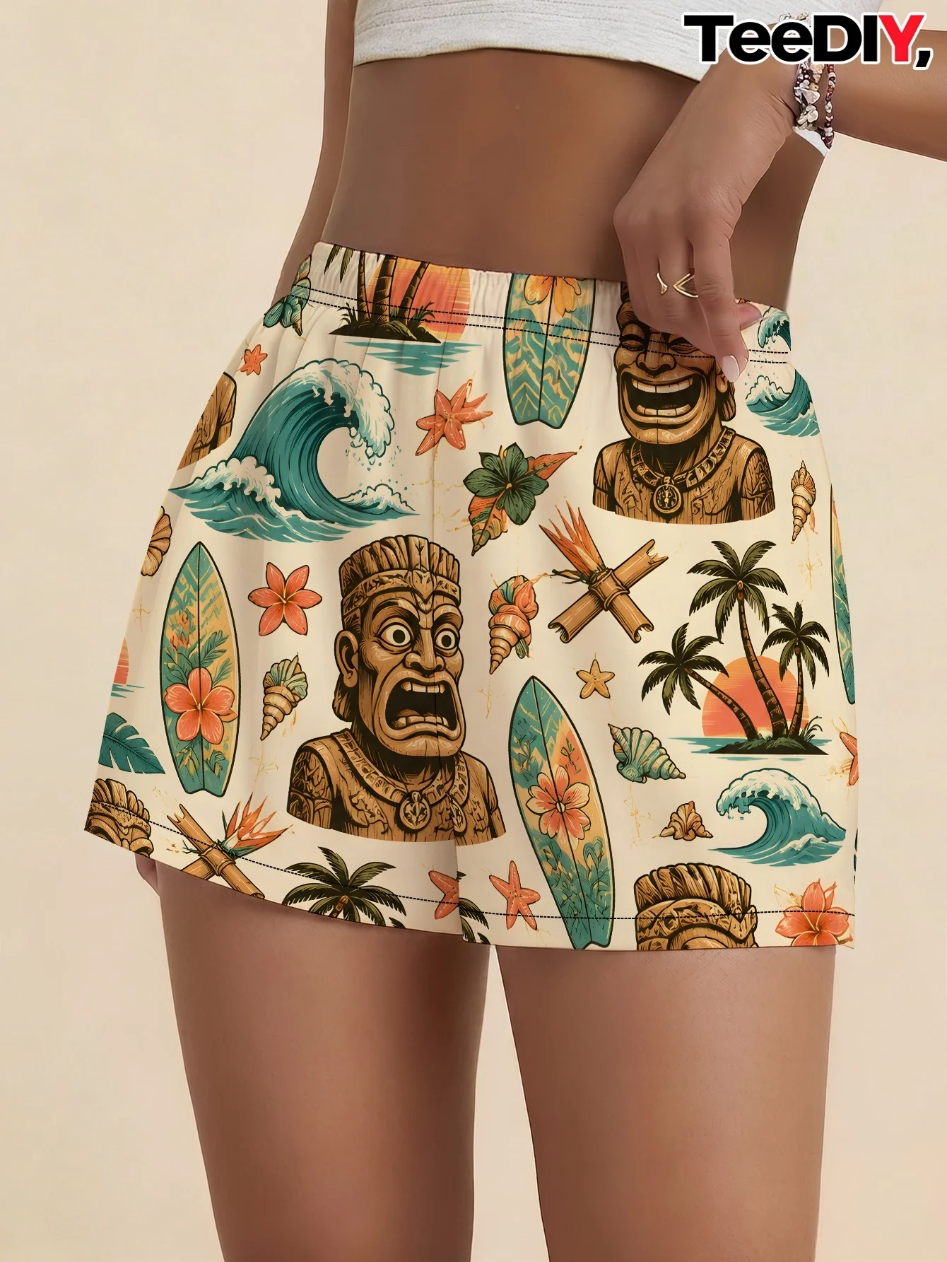 Pantalones cortos de playa con - 3D Printing Bali reseña y precio
