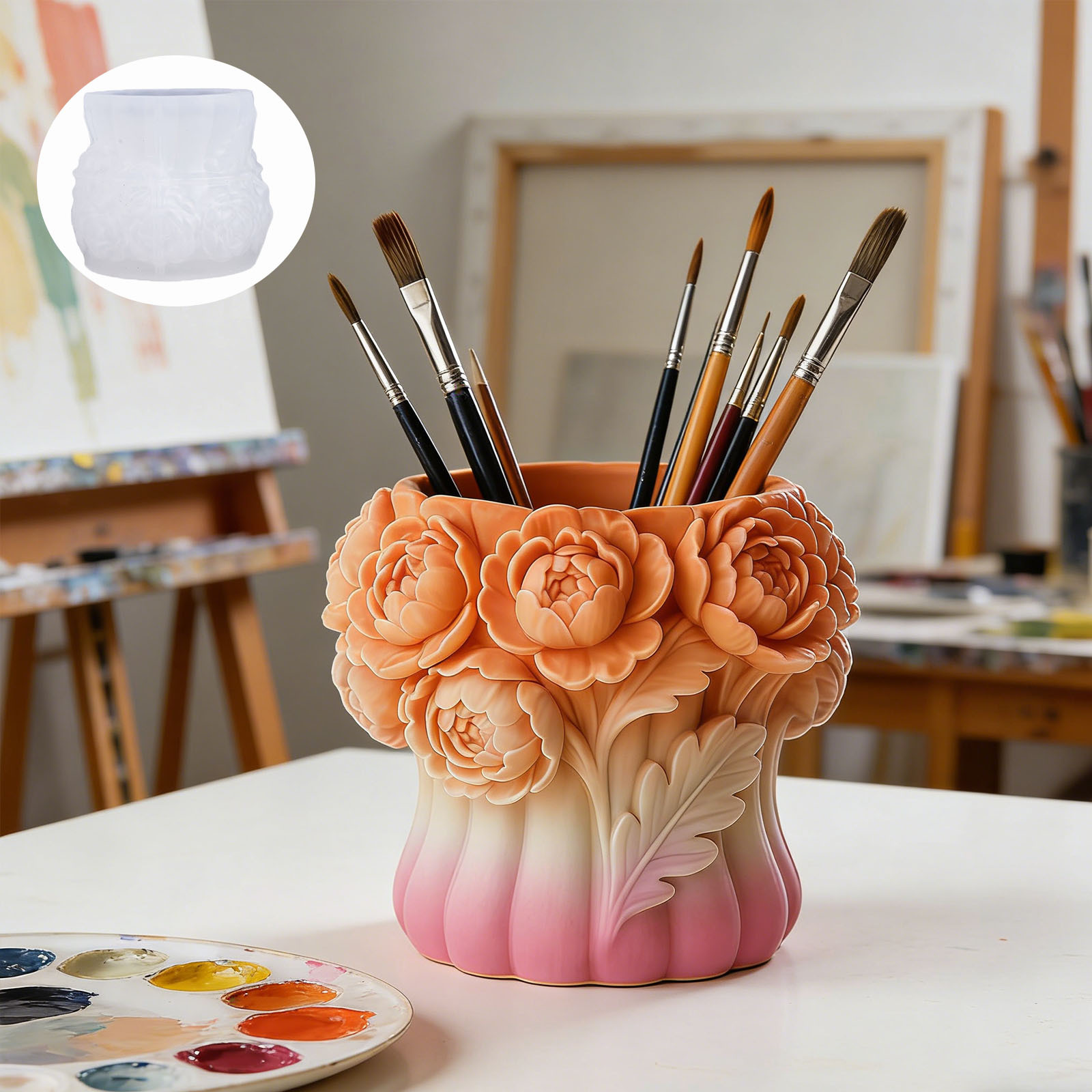Molde de silicona 3D para flor - 3D Printing Vase reseña y precio