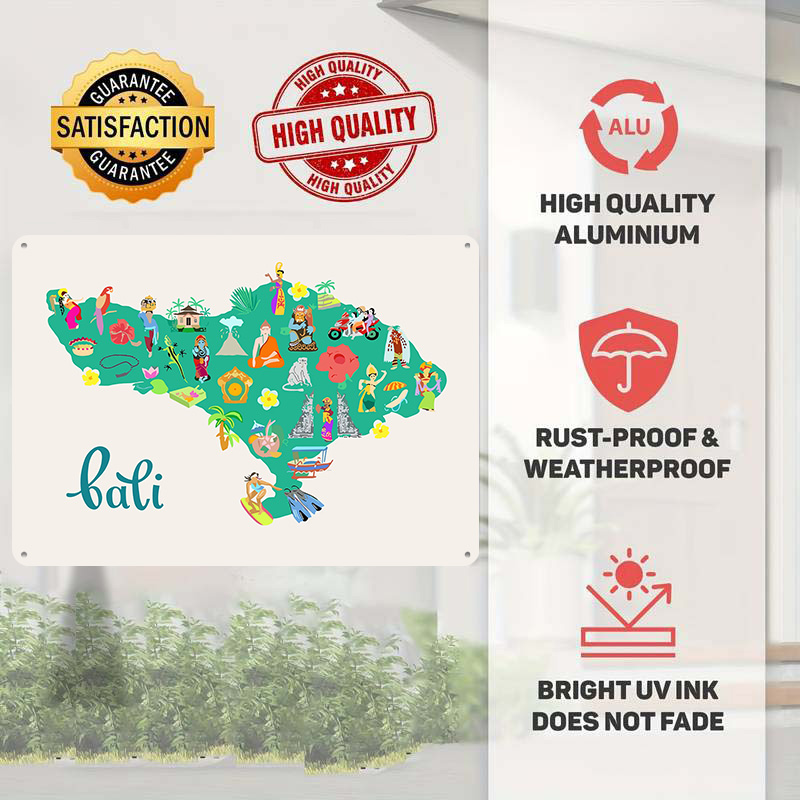 Póster con Ilustración del Map - 3D Printing Bali reseña y precio
