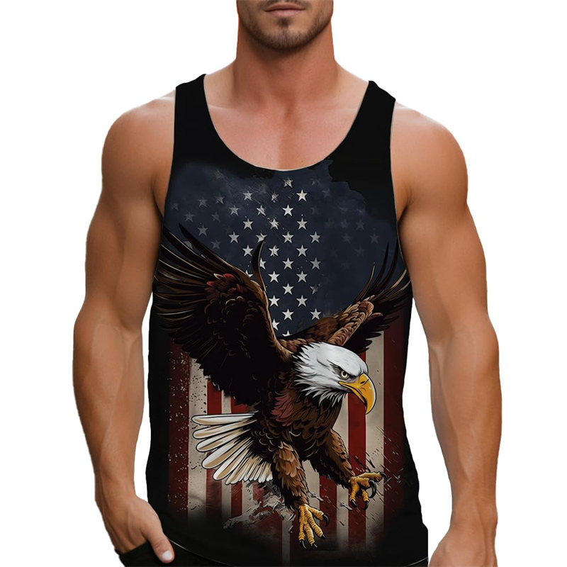 2025 Camisetas sin mangas con  - 3D Printing Eagle reseña y precio