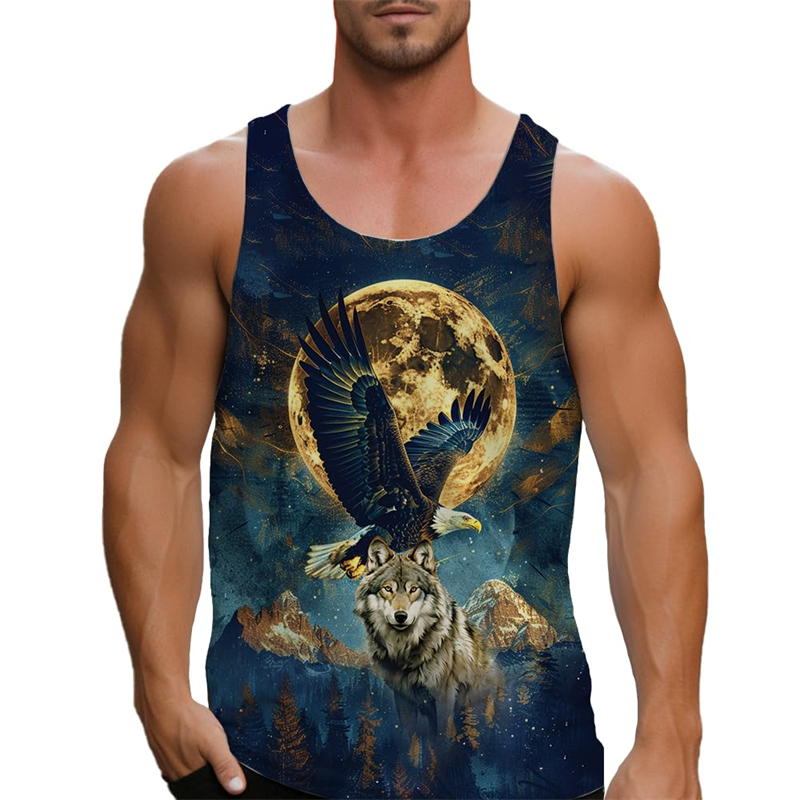 2025 Camisetas sin mangas con  - 3D Printing Eagle reseña y precio