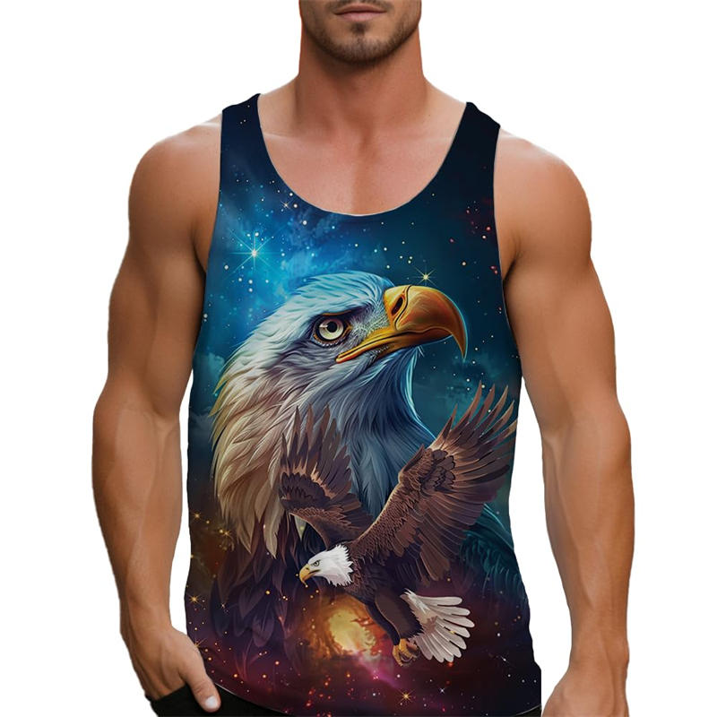 2025 Camisetas sin mangas con  - 3D Printing Eagle reseña y precio