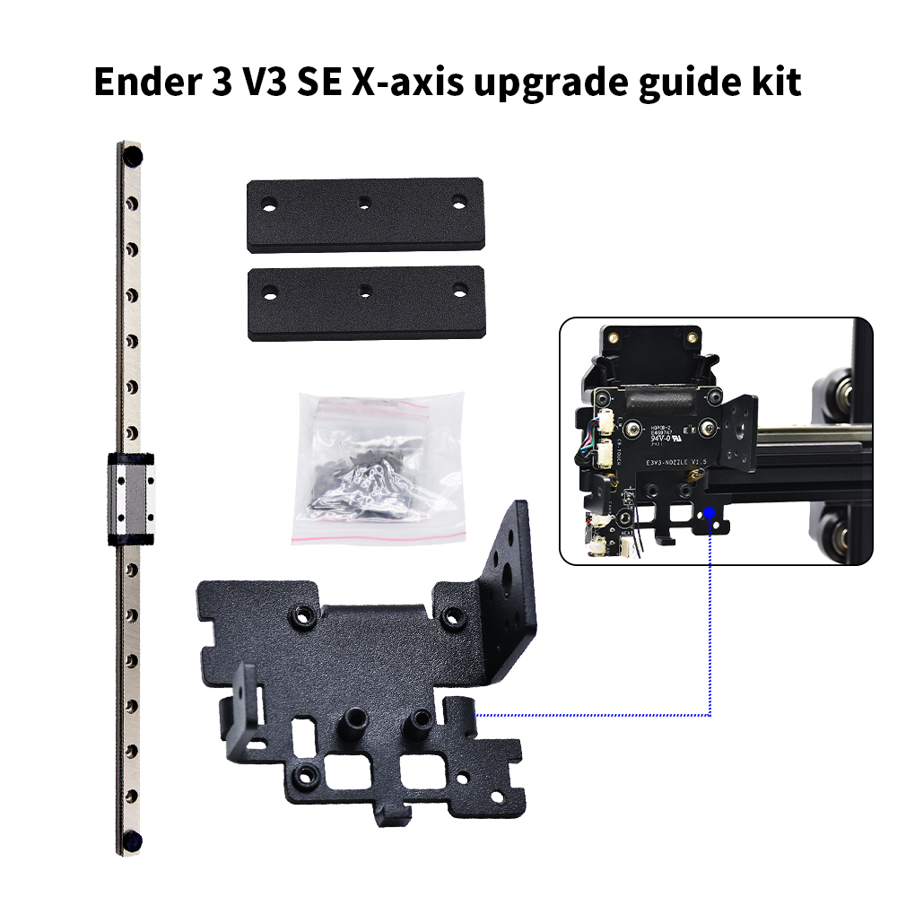Kit de guía lineal dual para e - Ender 3 Upgrade Kit reseña y precio