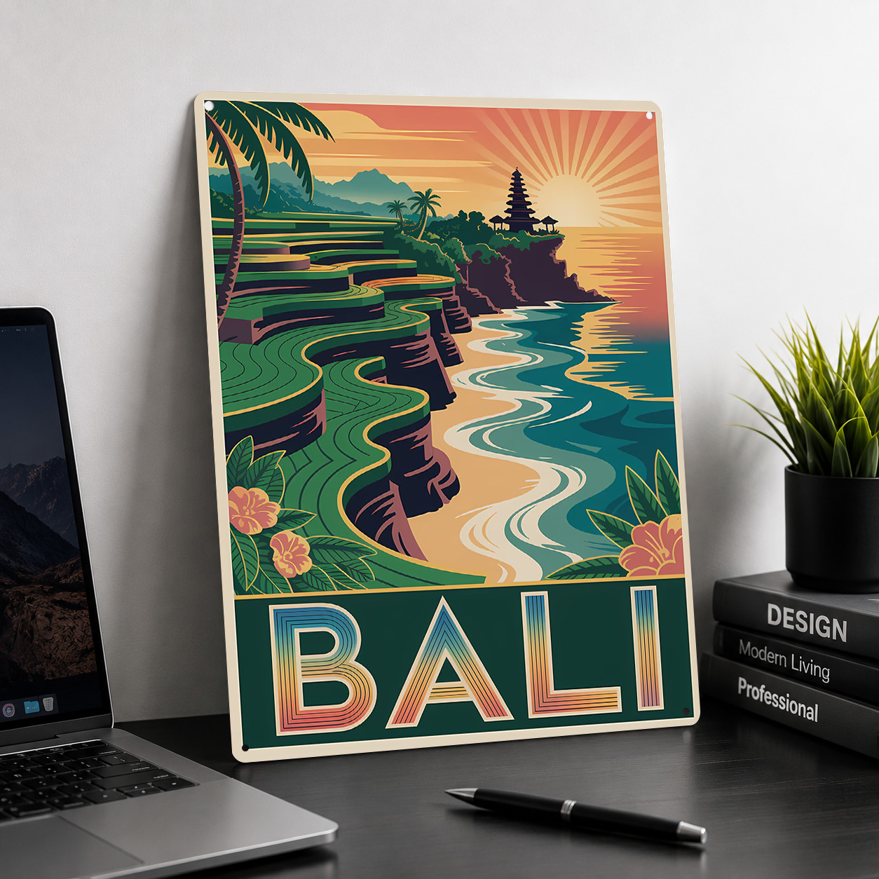 Letrero Metálico Vintage Perso - 3D Printing Bali reseña y precio