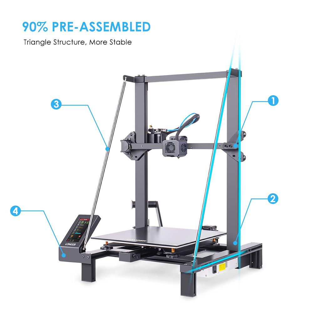 Impresora 3D LONGER LK5 Pro, 9 - 3D Printing Design Software reseña y precio