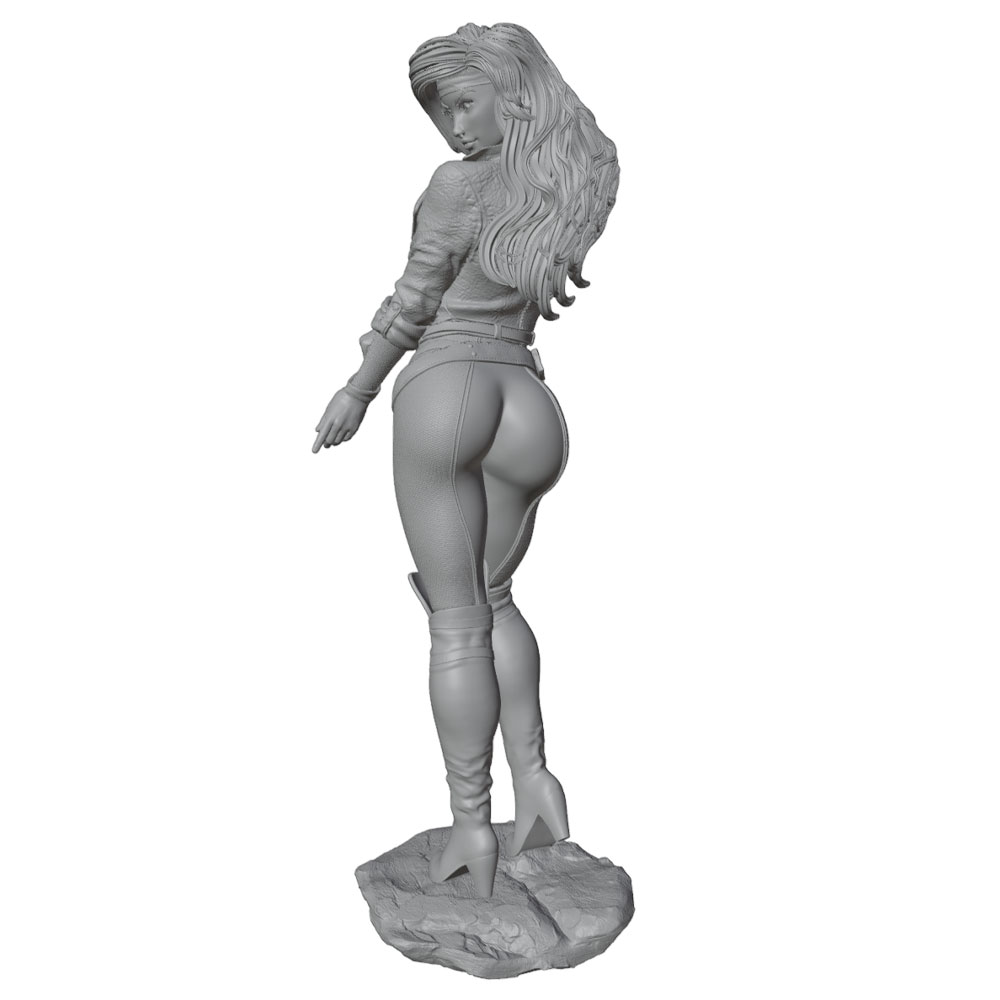Personaje femenino realista y  - 3D Printing Ultem reseña y precio
