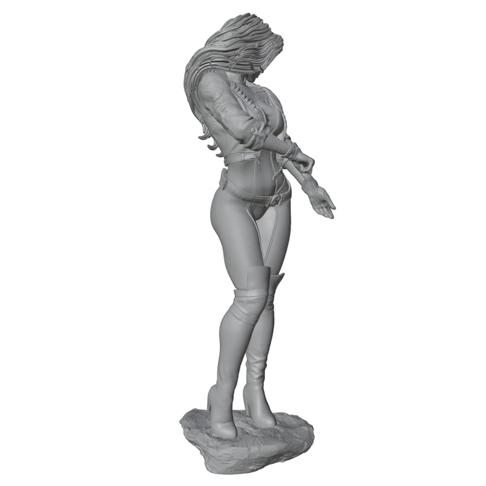 Personaje femenino realista y  - 3D Printing Ultem reseña y precio
