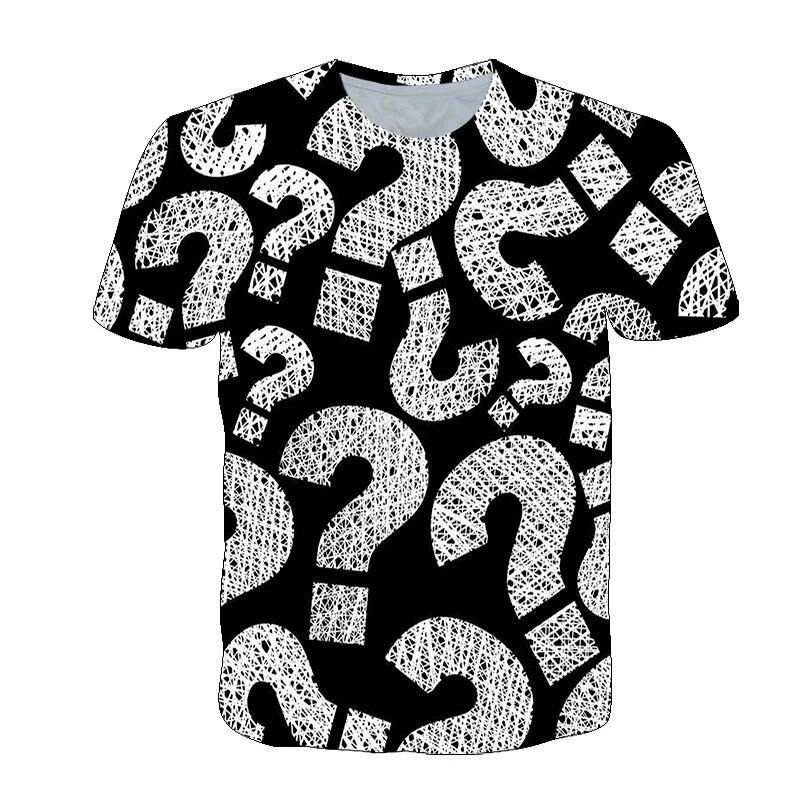Fun Question Mark T Shirt For  - 3D Printing Question reseña y precio
