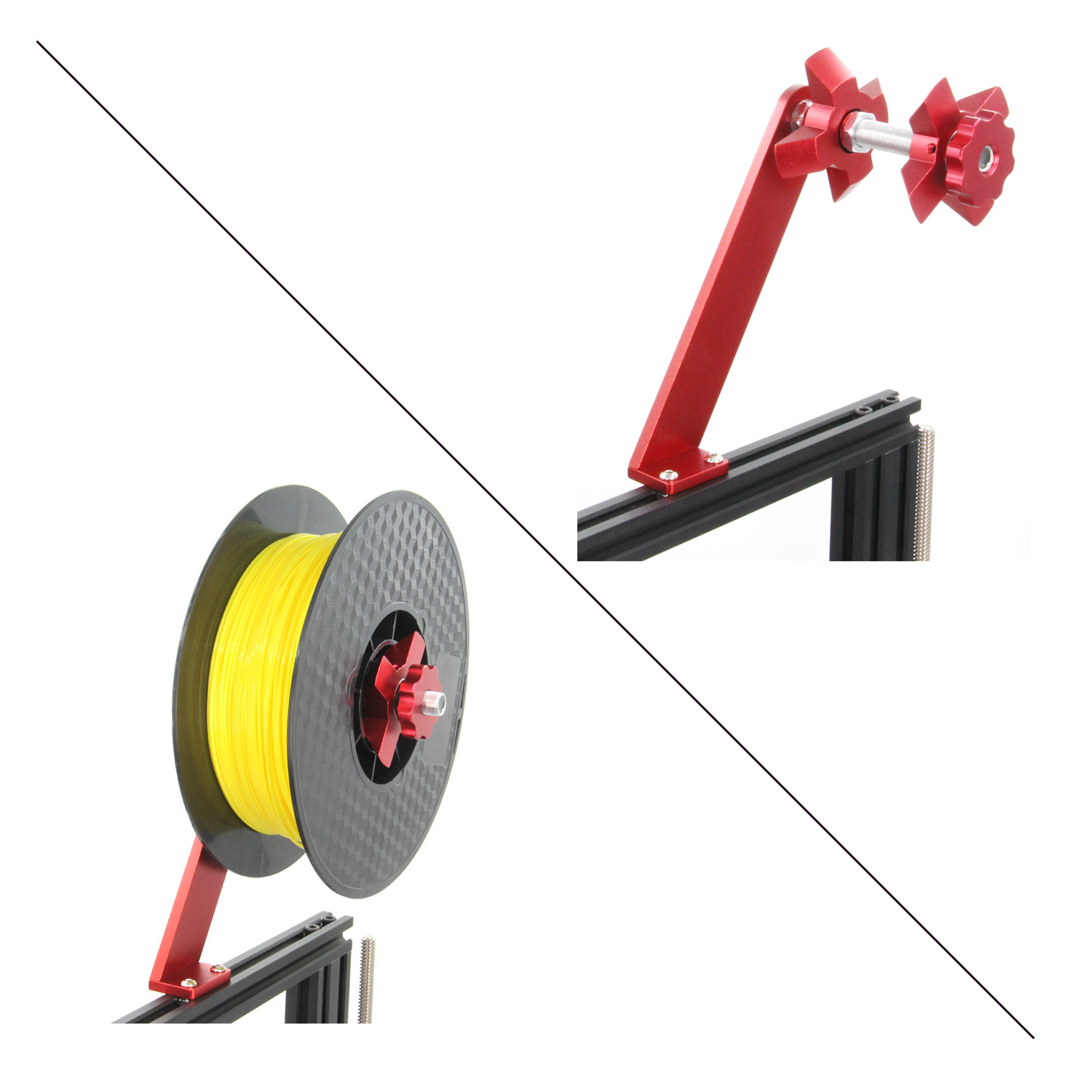 Soporte de filamento de impres - Abs Filament Spool reseña y precio