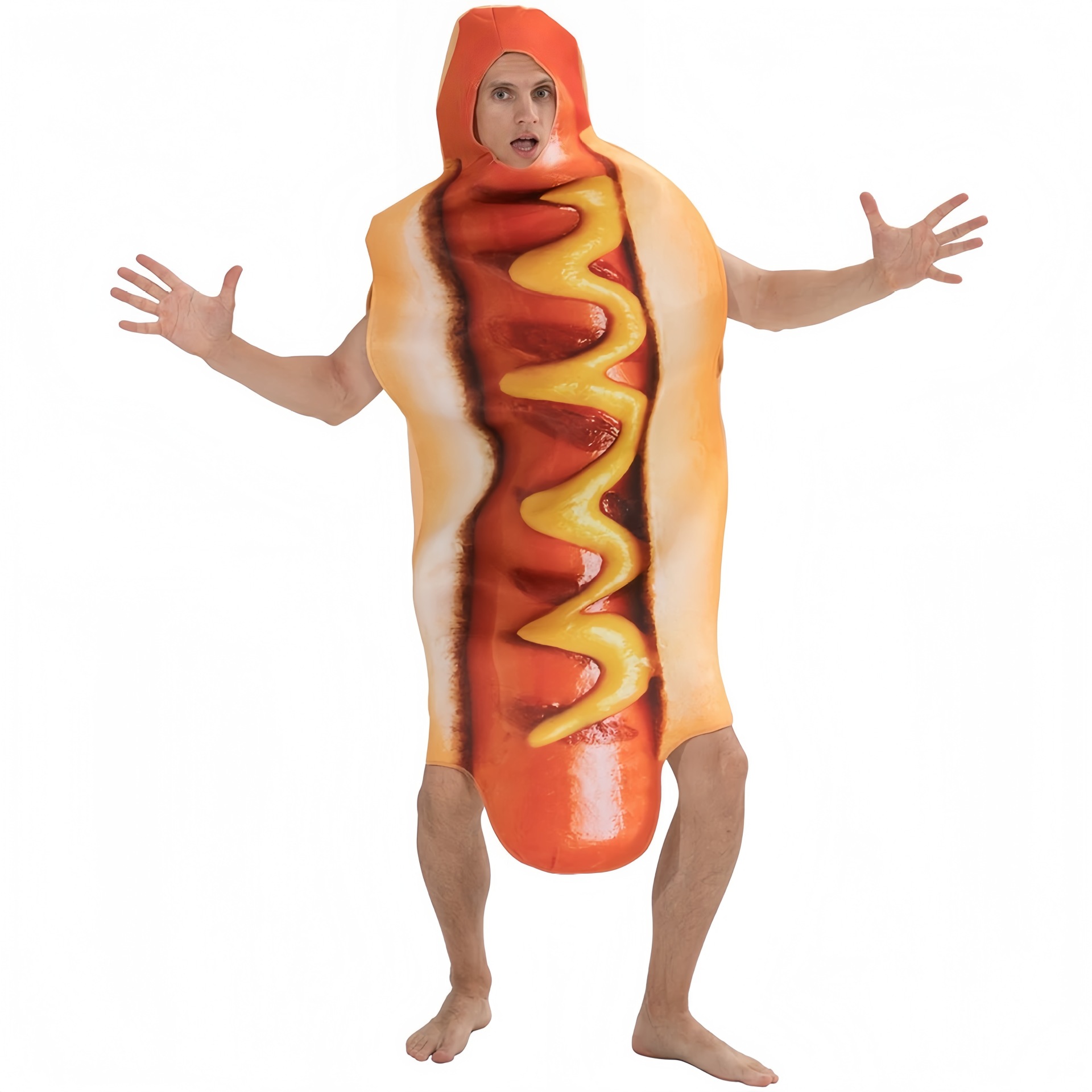 Divertido Disfraz de Hot Dog c - 3D Printing Food reseña y precio
