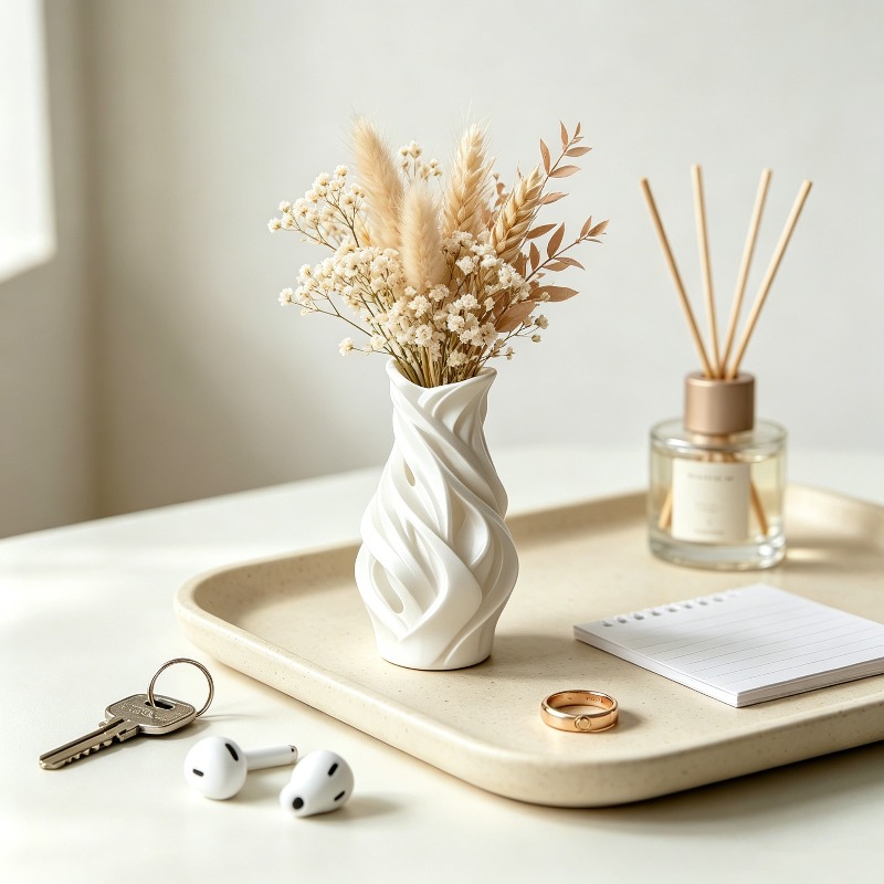 Jarrón Decorativo con Ondas Re - 3D Printing Vase reseña y precio