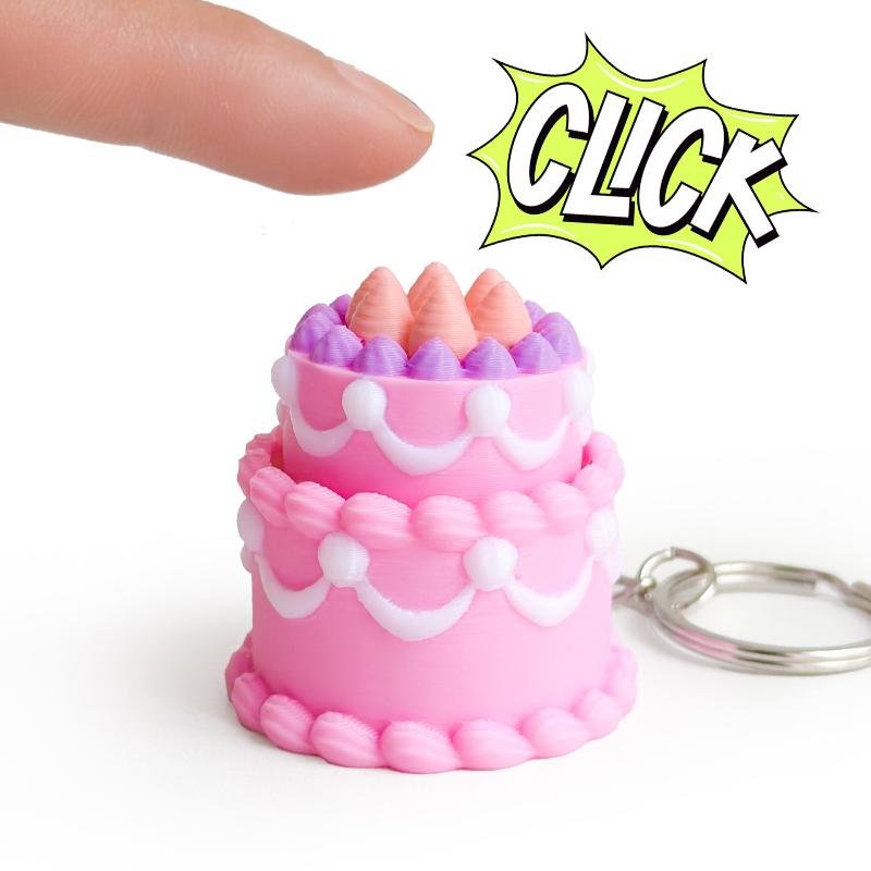 Llavero Clicker con Diseño de  - 3D Printing Food reseña y precio