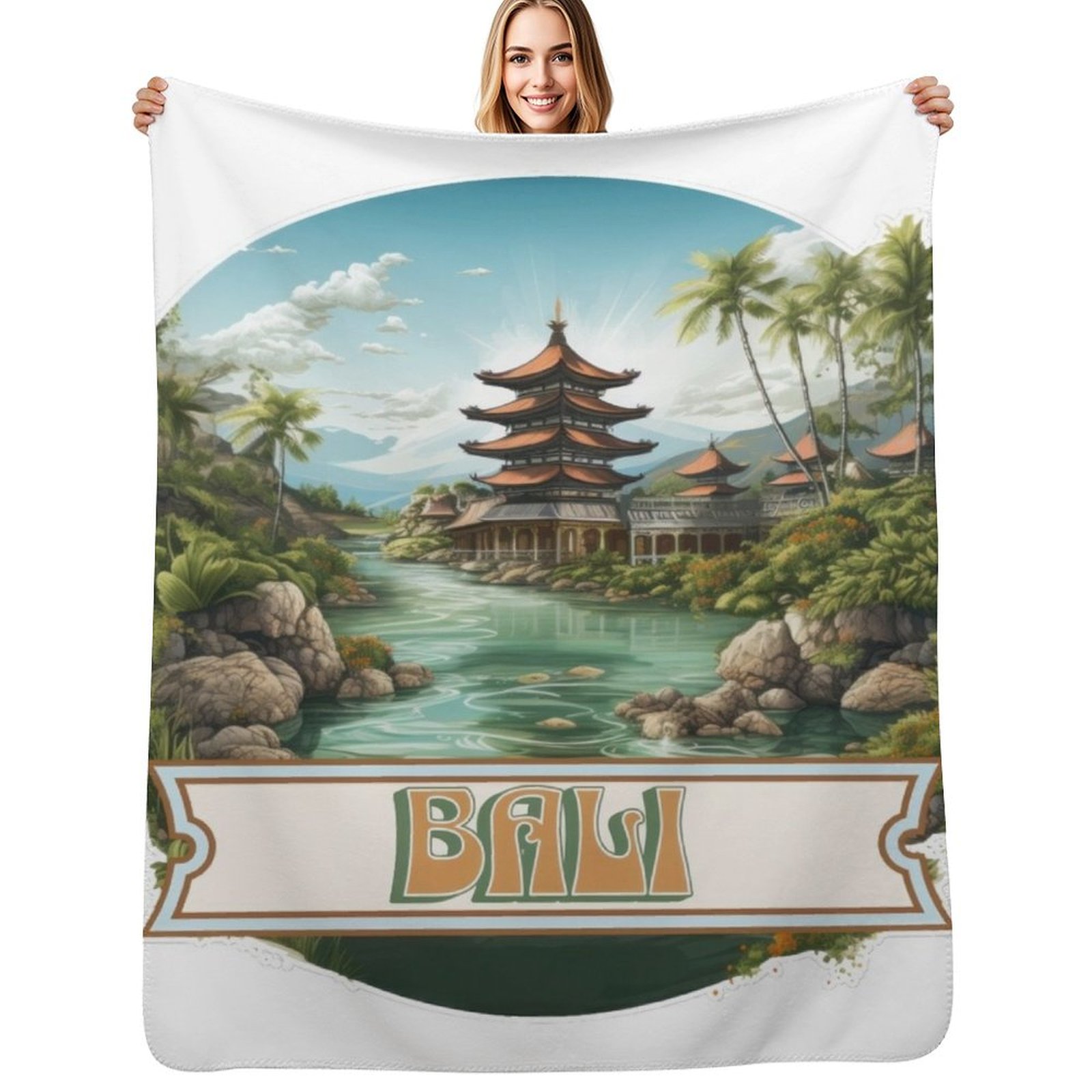 Manta Decorativa de Bali, Indo - 3D Printing Bali reseña y precio