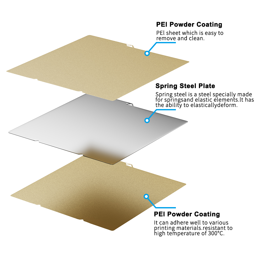 Para Anycubic Kobra S1 placa h - Pei Sheet reseña y precio