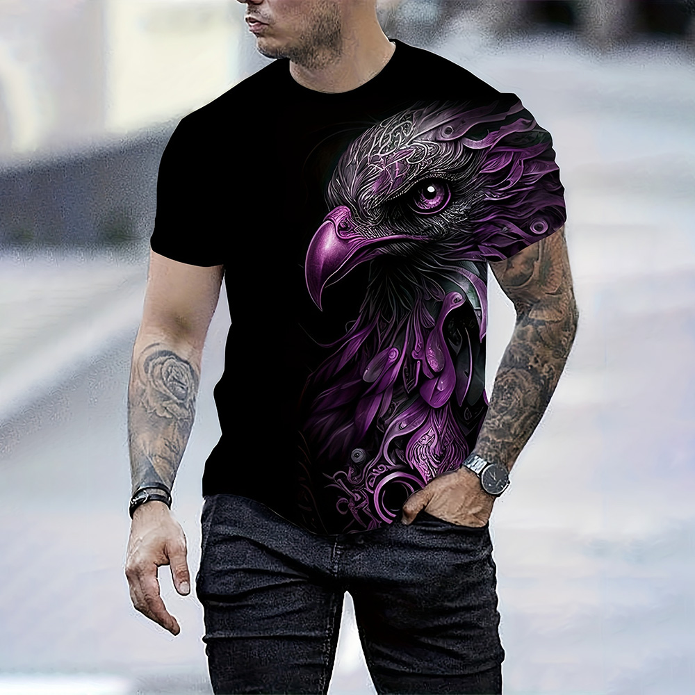 Camiseta deportiva con estampa - 3D Printing Eagle reseña y precio