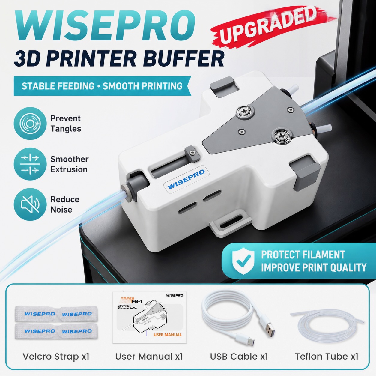 Filamento para Impresora 3D WI - Abs Filament Spool reseña y precio