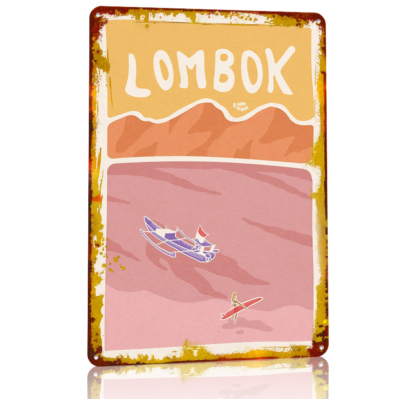 Póster de Surf de Bali Lombok, - 3D Printing Bali reseña y precio