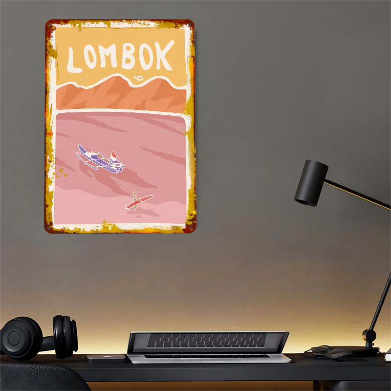Póster de Surf de Bali Lombok, - 3D Printing Bali reseña y precio