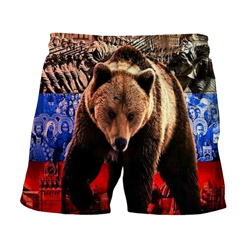 Pantalones cortos de playa con - 3D Printing Eagle reseña y precio
