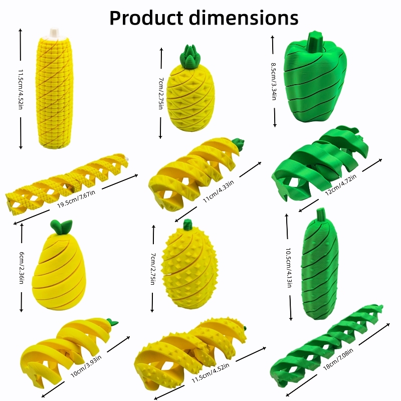 Serie de Juguetes Antiestrés d - 3D Printing Food reseña y precio