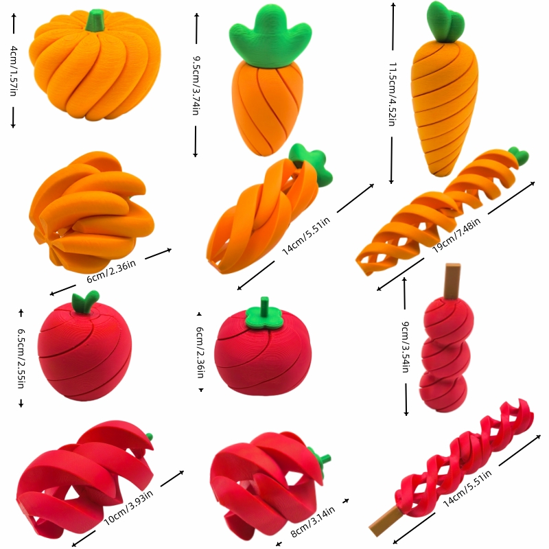 Serie de Juguetes Antiestrés d - 3D Printing Food reseña y precio