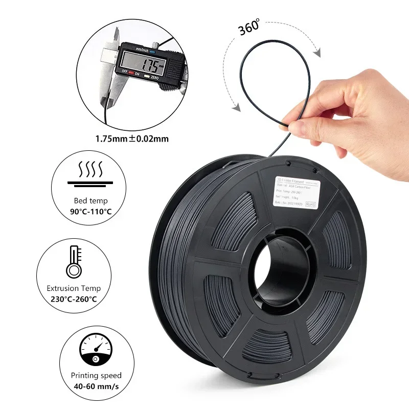 Filamento ASA de Fibra de Carb - Asa Filament Outdoor reseña y precio